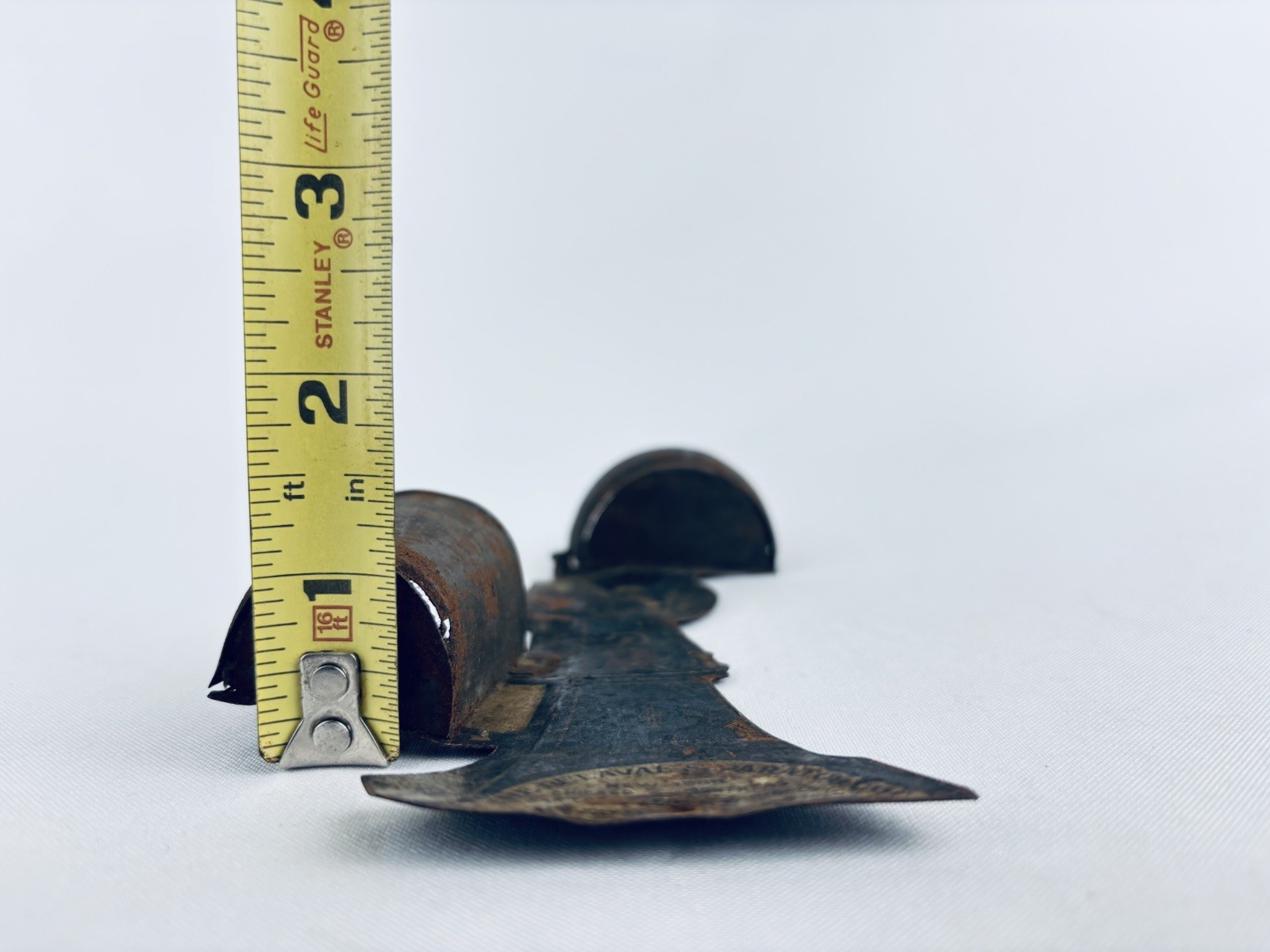 1908 De Laval Cream Separator Antique Advertising Tin Match Holder, 6.25" tall