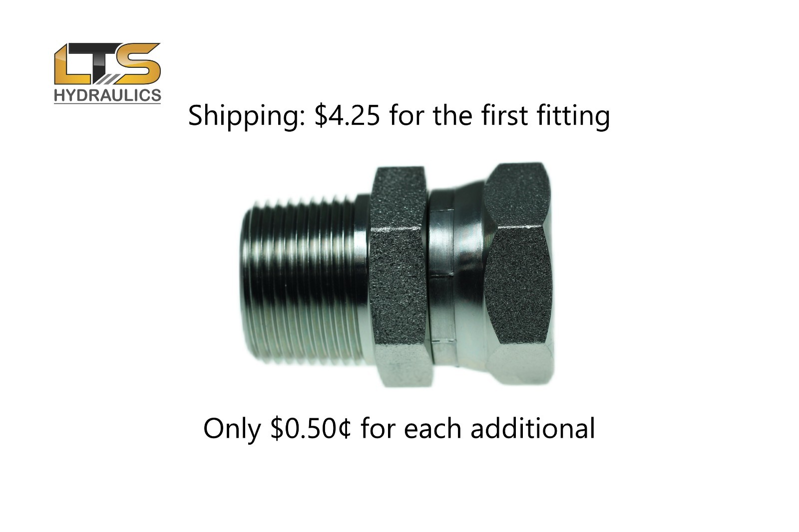 1404 Male Pipe NPT x Female Swivel Pipe NPSM Fitting, New