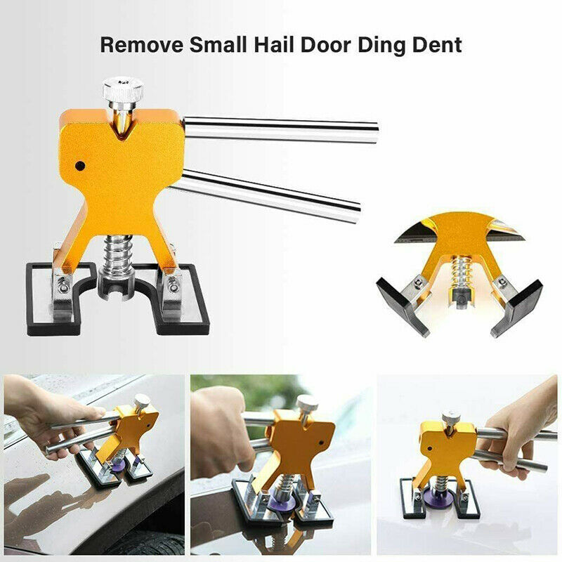 19PCS Paintless Car Body Dent Puller Repair Tool Dint Hail Damage Remover Kit