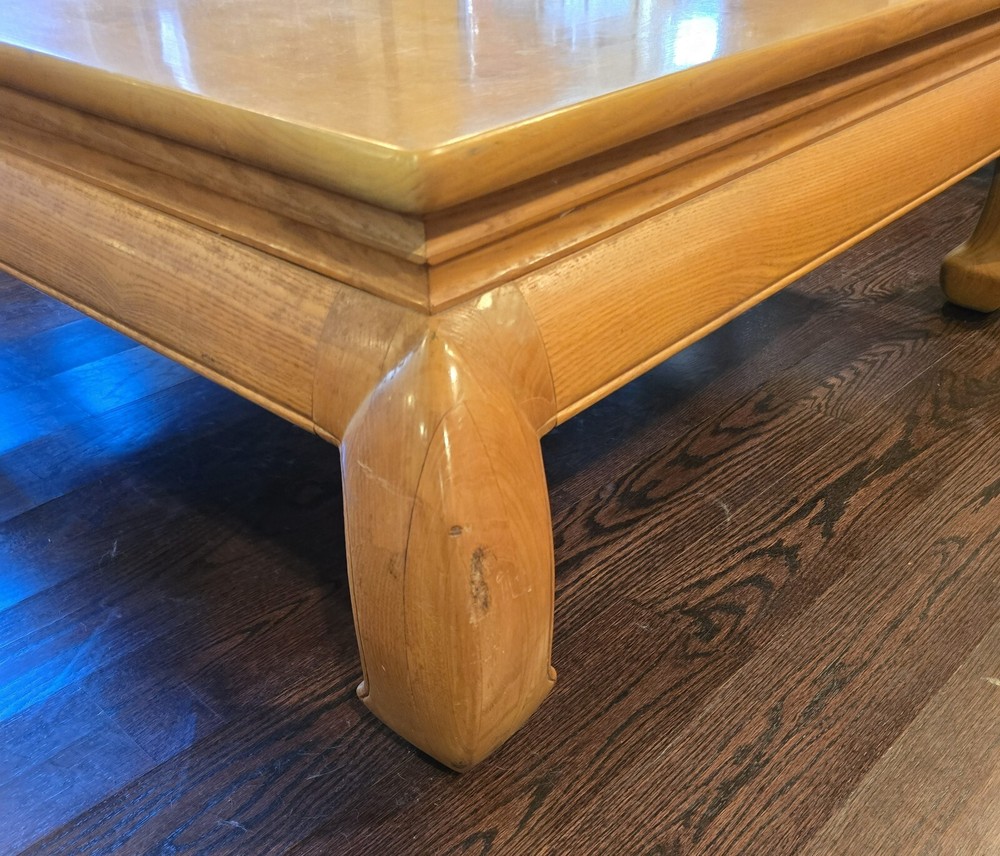 Hendredon Burl Wood Ming Style Coffee Table