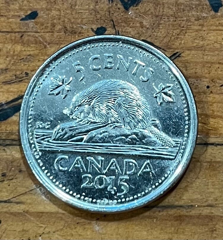 2015 CANADA 5 CENTS COIN