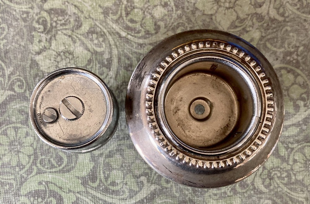 Wallace Sterling & Glass Lighter