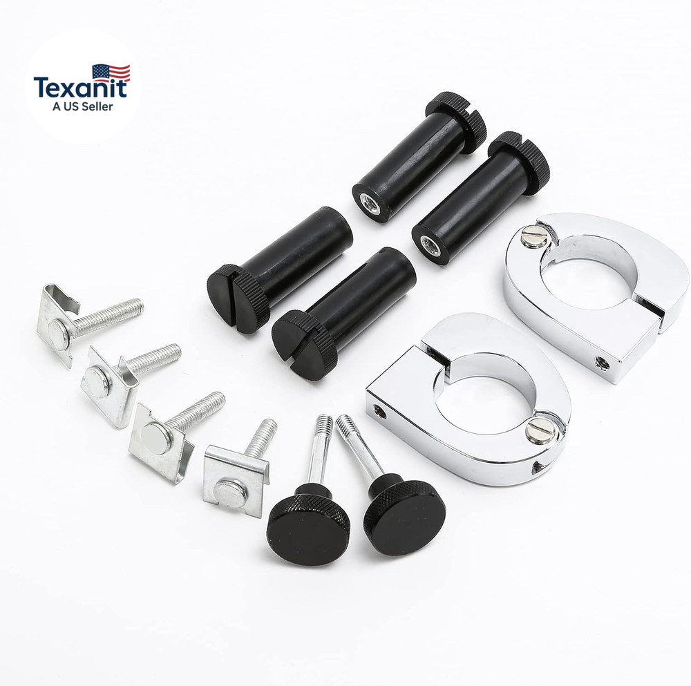 Lower Vented Fairing Quick Release Mounting Hardware Kit Fit for Harley Touring