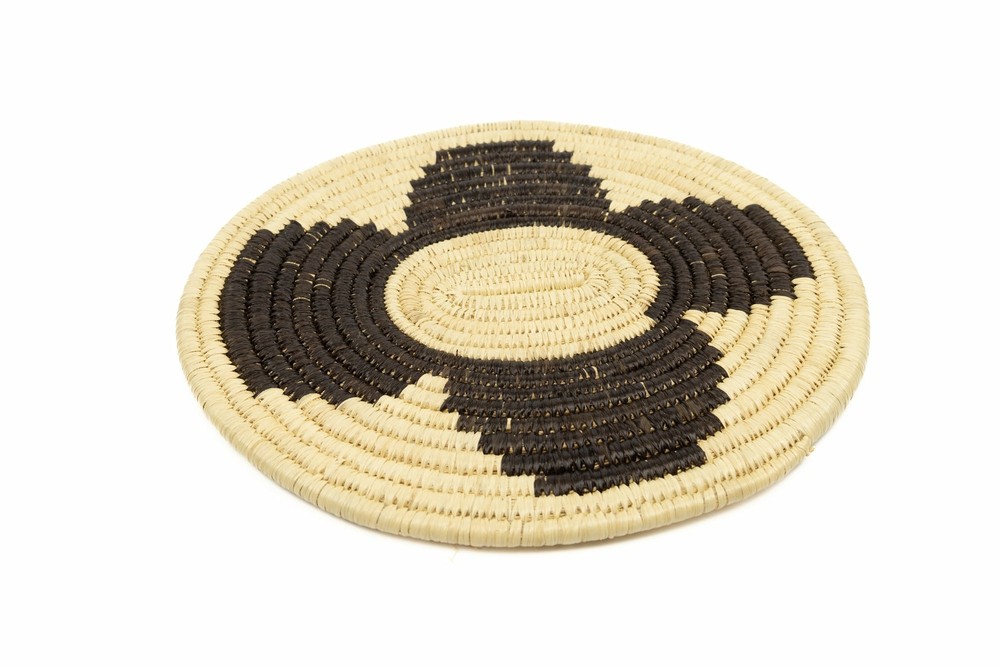 Hand Woven Vintage Plate Basket