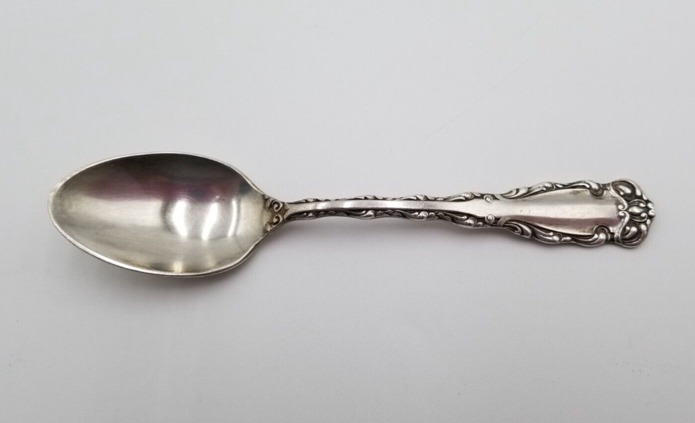 1894 Reed & Barton Silverplate Teaspoon - Rex Pattern ~ oA1-3b