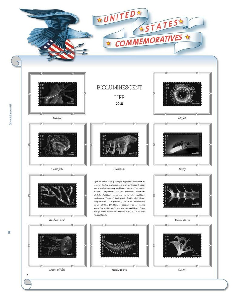 2018 U.S. Commemorative Singles COMPLETE Supplement (White Ace Alternative)