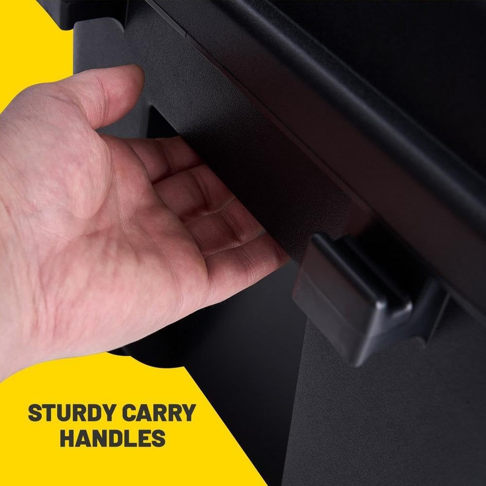 Sportsman'S Trunk, Medium 3 Pack, Black, Lockable Storage Box, Medium Storage Bi