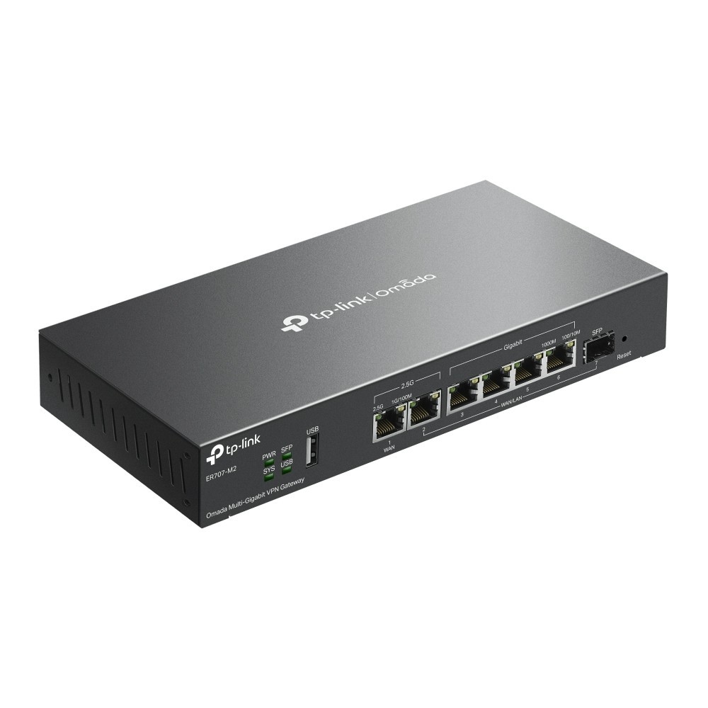 TP-Link ER707-M2 | Omada 7-Port Multi-Gigabit Multi-WAN VPN Router
