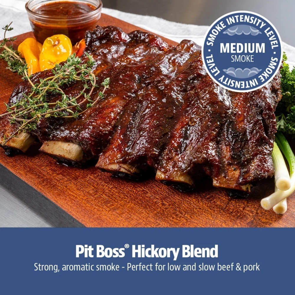 All-Natural Hardwood Hickory BBQ Grilling Pellets for Smoker 20LB