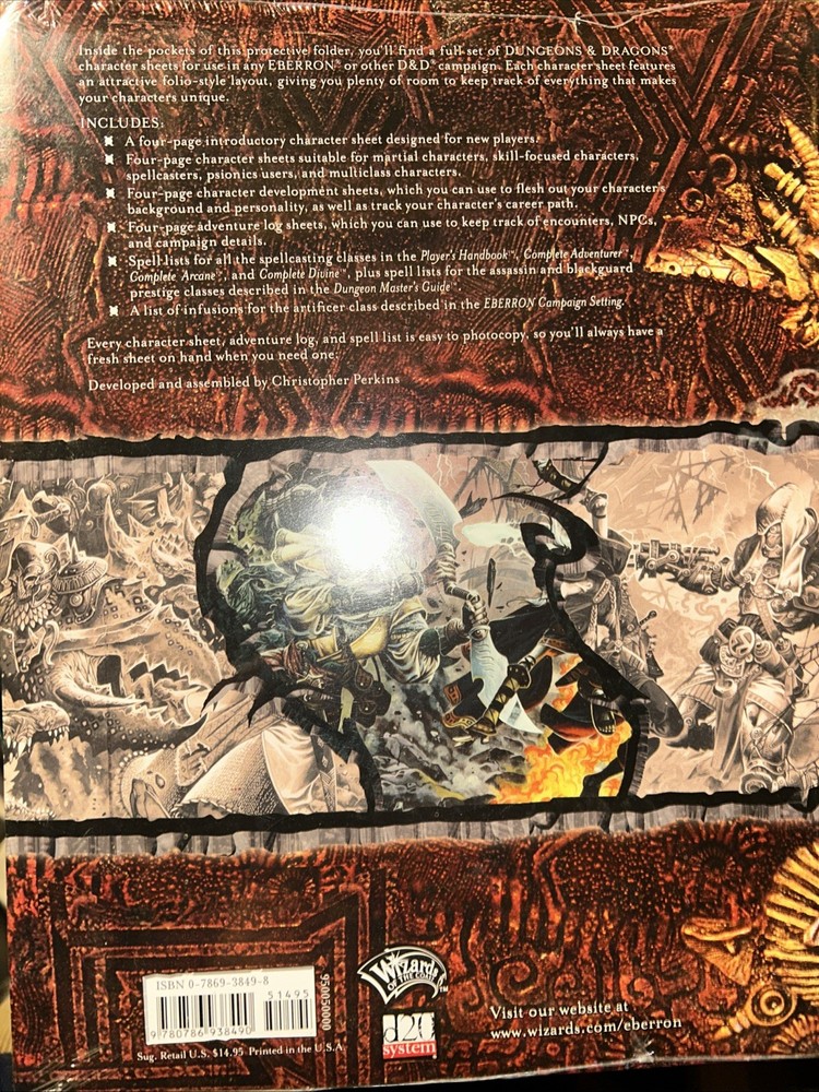 Eberron - Deluxe Eberron Character Sheets (v.3.5) - #106713 - D&D 3rd E...