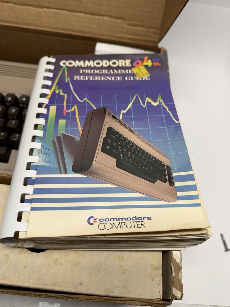 VINTAGE 1992 Commodore 64 C64 Breadbin Computer System - Cosmetic Damage -