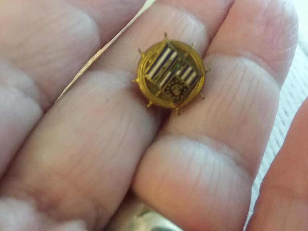 Antique Brass Nautical Pin