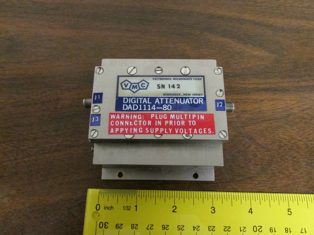 VMC/Avantek Attenuator DAD1114-80 80dB Digital Control RF Microwave