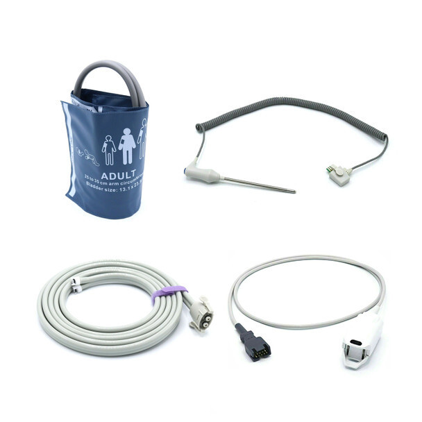 Welch Allyn Accessories Kit Bundle - Cuff, Double Hose, SpO2 Masimo, Temperature