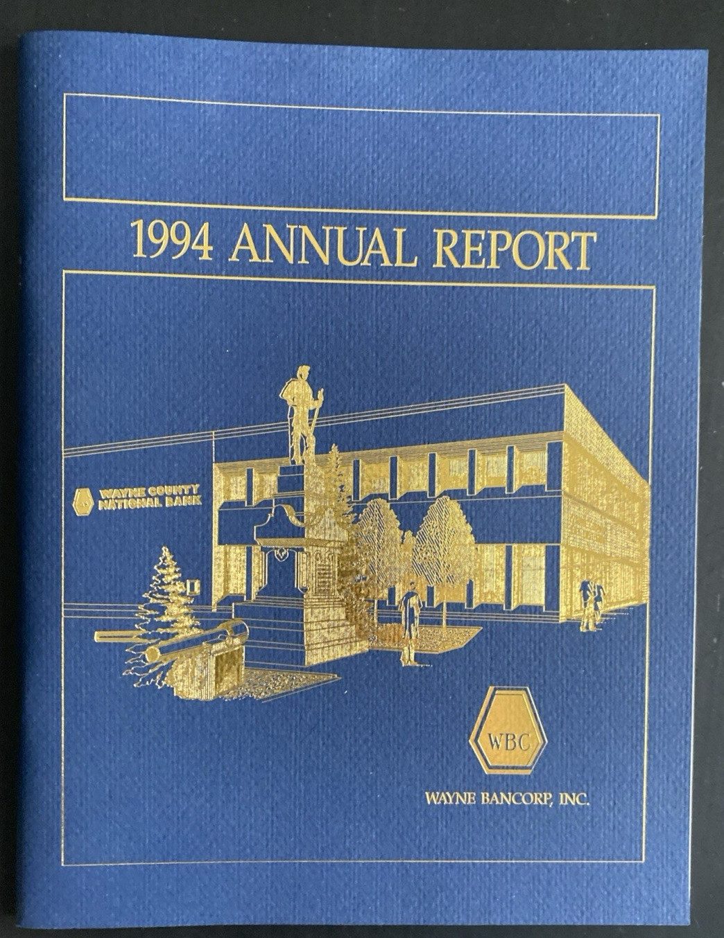 Vtg 1994 Annual Report & Proxy Wayne Bancorp, Inc. Wooster, OH Wayne County Natl