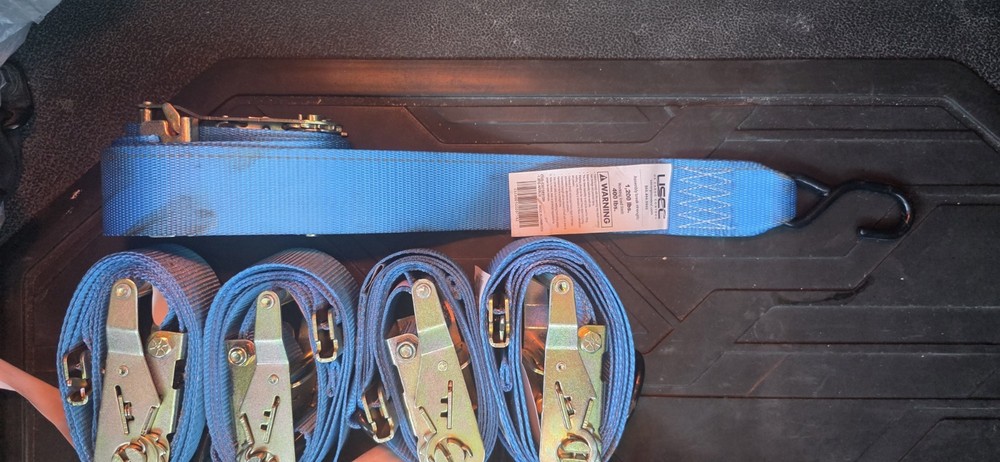 7' Ratchet Tie-down Straps E Track with A S Hook 10 Pack