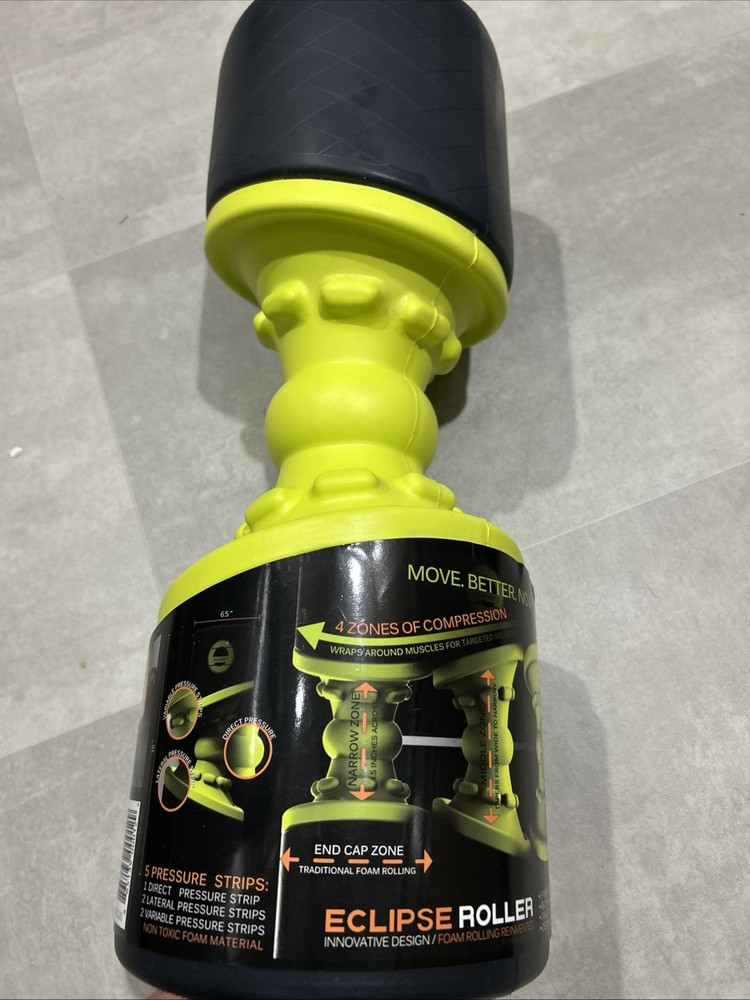 Acumobility Eclipse Hybrid Foam Roller + Trigger Point Tool NEW