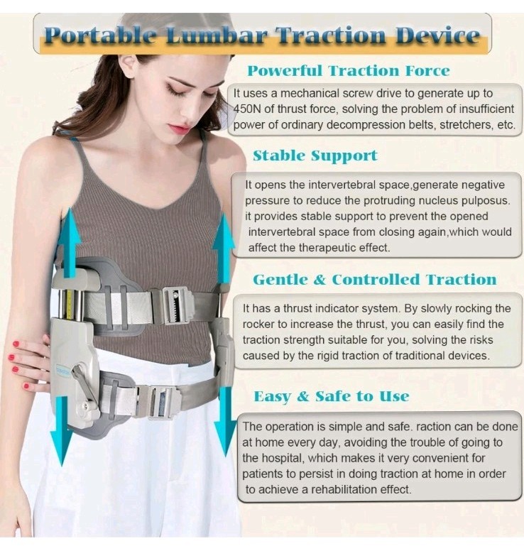 Lumbar Traction Device, Spinal Decompression Devices, Lumbar Decompression Belt