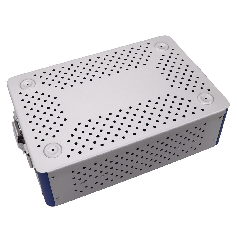 US SHIP-Two layer Sterilization tray case box surgical instrument Sterilize tray