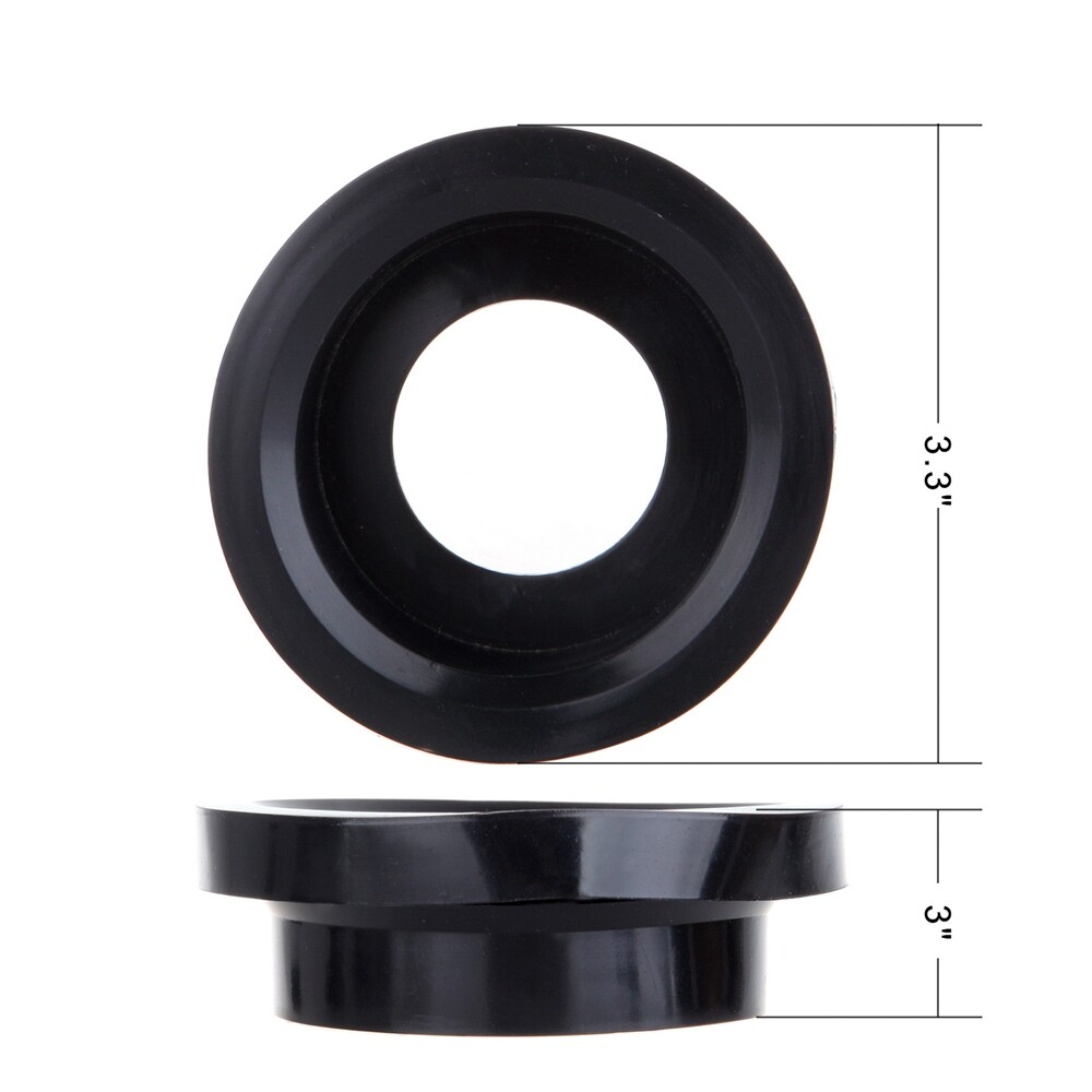5pcs Round Rubber Grommet &Wire Plug for 2.5" Side Marker Led Light Flush Mount