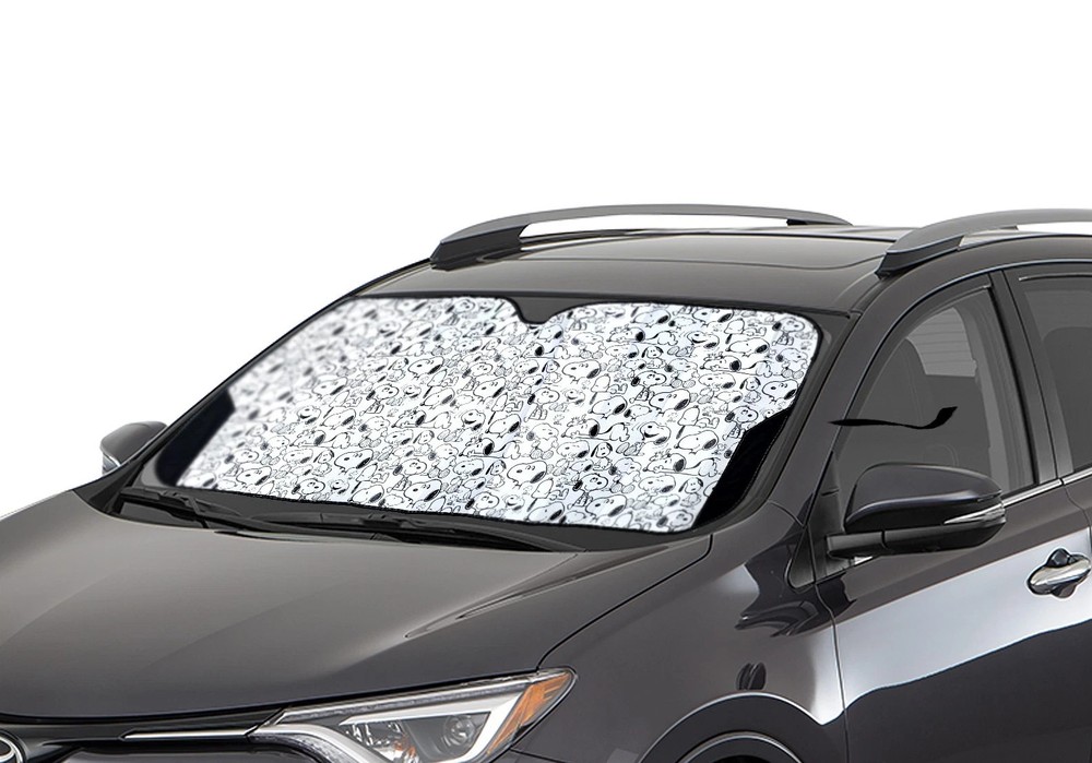 Snoopy Expression Car Turck Sunshade 58" X 27.5"