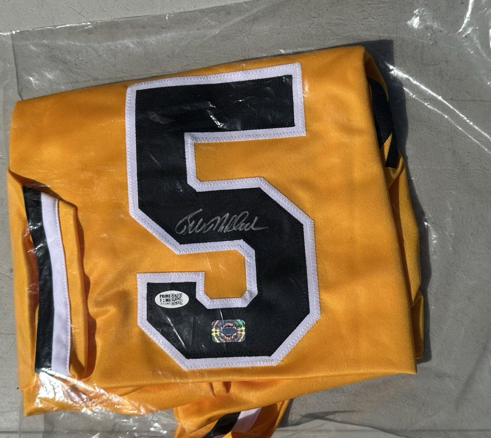 Bill Madlock Pirates Autographed Jersey Double Certified Authenticated