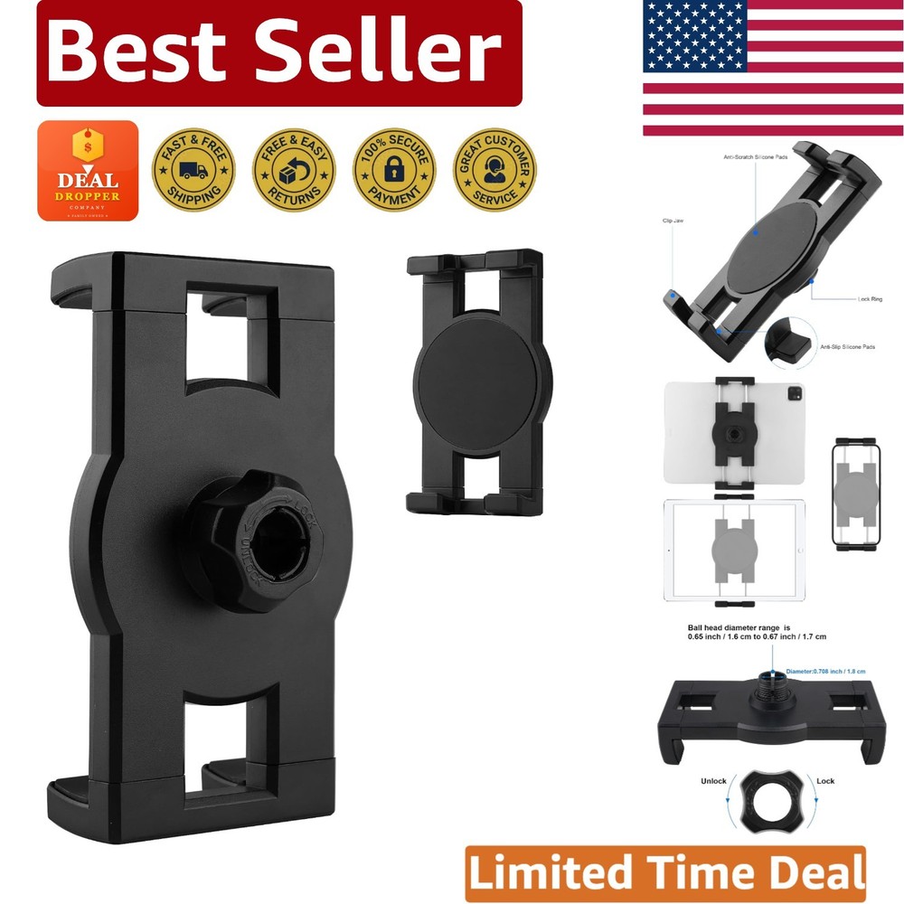 Durable Waterproof Tablet Clamp with 17mm Ball Joint Socket for Various Devices