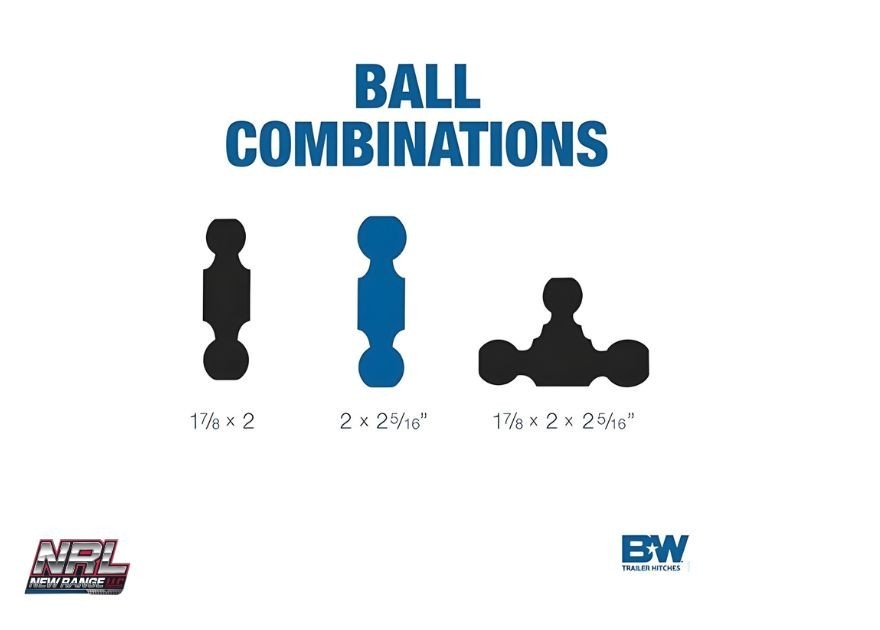B&W TS10040B Tow & Stow Dual-Ball Adjustable Hitch 7″ Drop / 7½″ Rise – Fits 2″