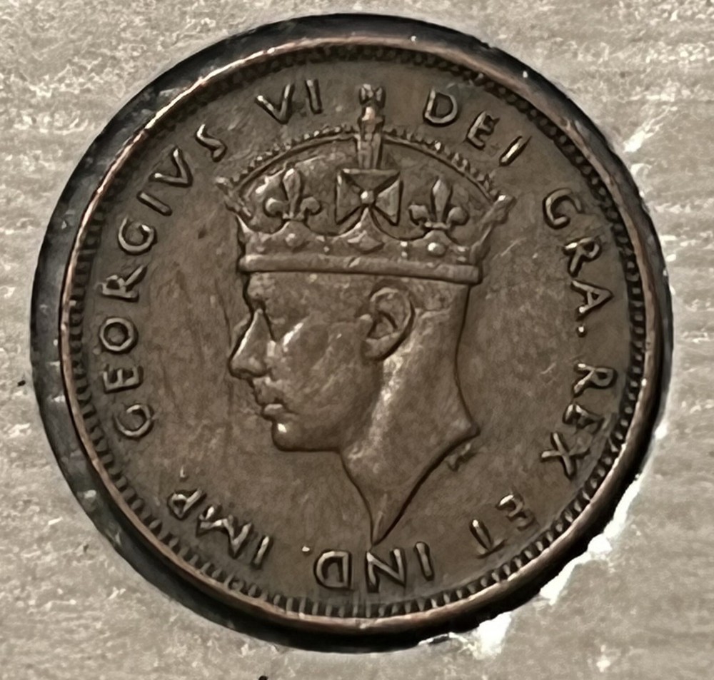 1942 CANADA NEWFOUNDLAND SMALL CENT NICE DETAILS