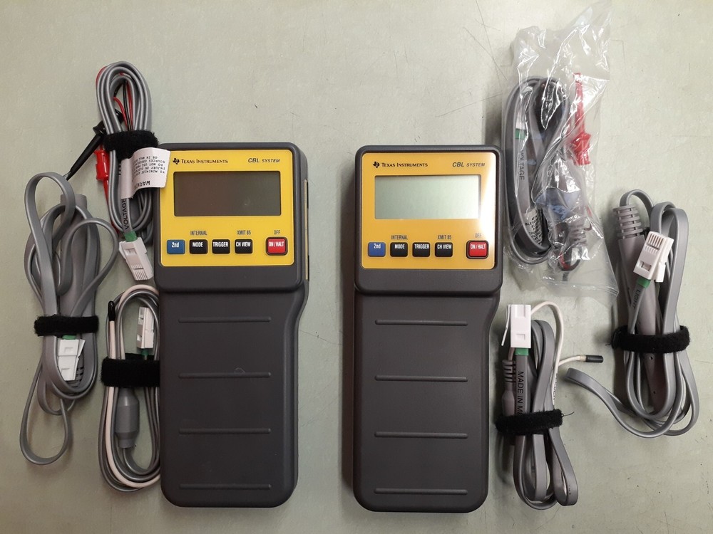 (2) Texas Instruments CBL System Calculator-Based Laboratory Data Collector