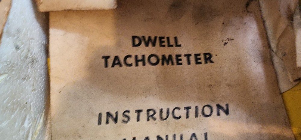 sears dwell tachometer vintage