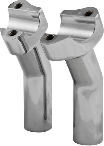HD Chrome Forged Pullback 1 Handlebar Risers 4.5 Rise Dyna Sturgis 80-91