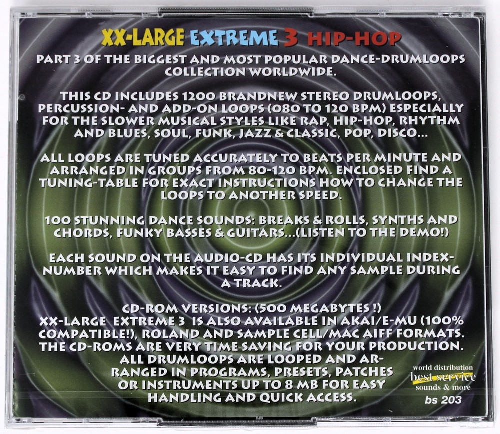 Best Service Extreme 3 Sample/Sound Library/Sampling Double CD SEALED NEW!