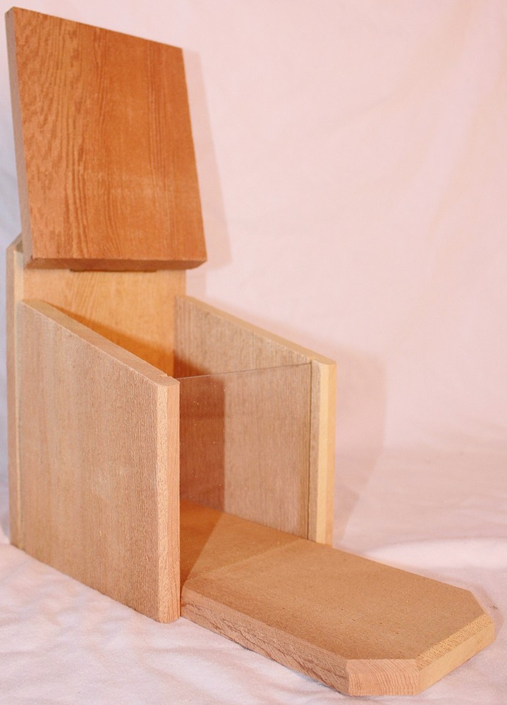 Cedar Squirrel Feeder Hand Made in U.S.A.
