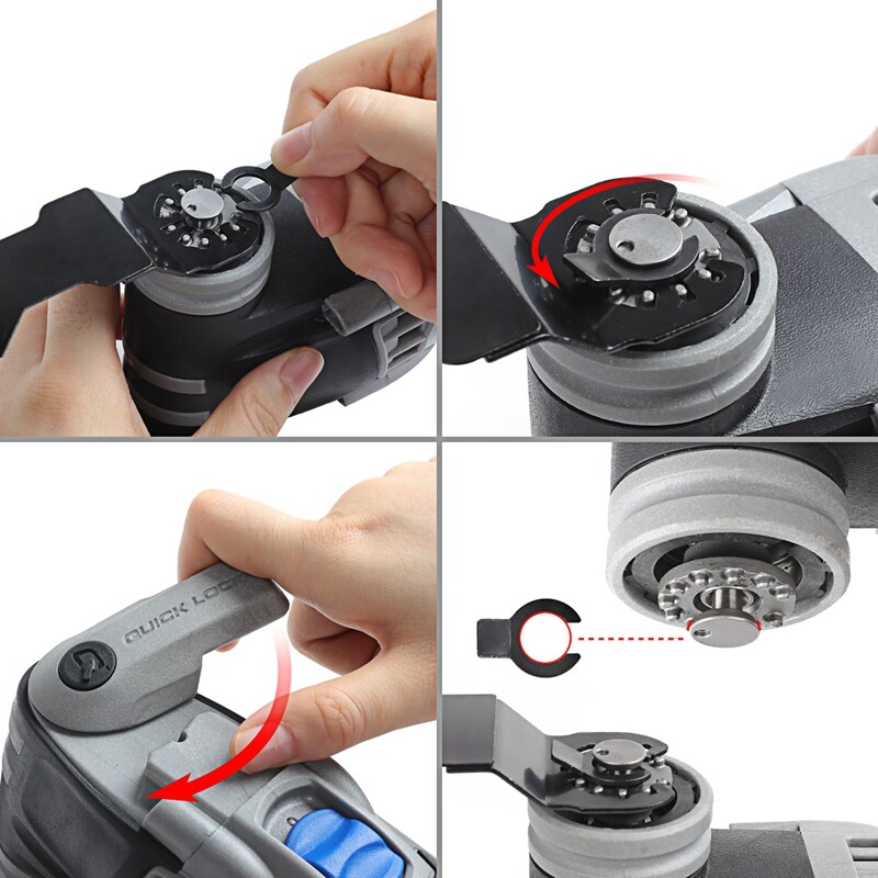 WORKPRO 23-Pieces Metal Wood Oscillating Saw Blades Set Quick Release Multitools