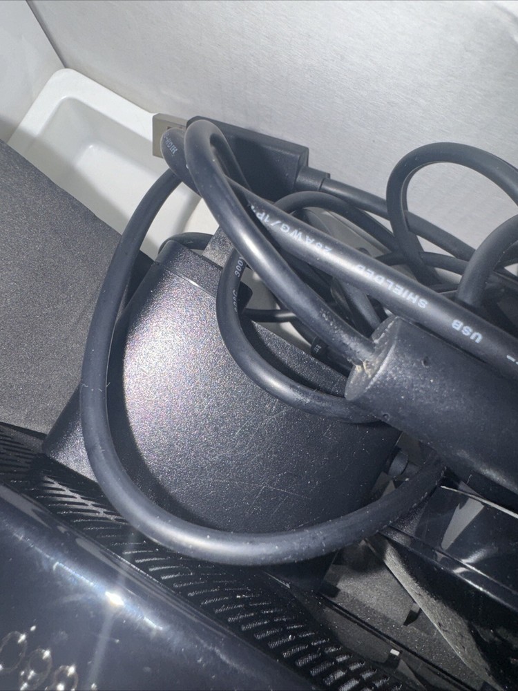 Microsoft Xbox 360 Kinect Sensor Bar Model Complete In Box Power Plug AA88