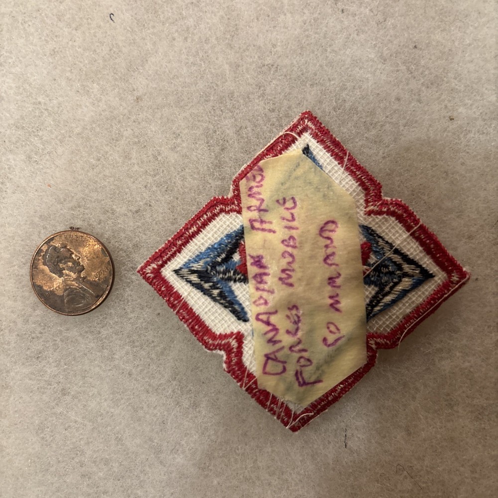 CANADIAN Forces Mobile Command formation MILITARY SHOULDER ARM PATCH