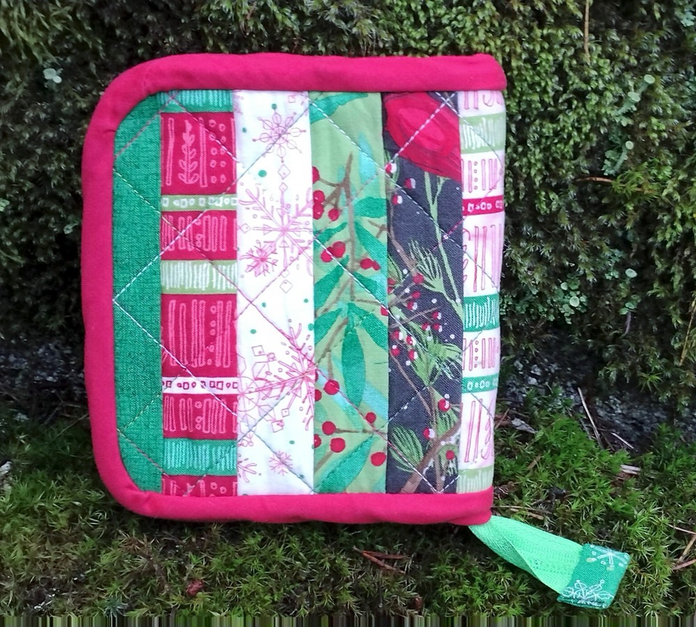 Handmade Quilted Interchangeable Crochet Hook Zippered Storage Case