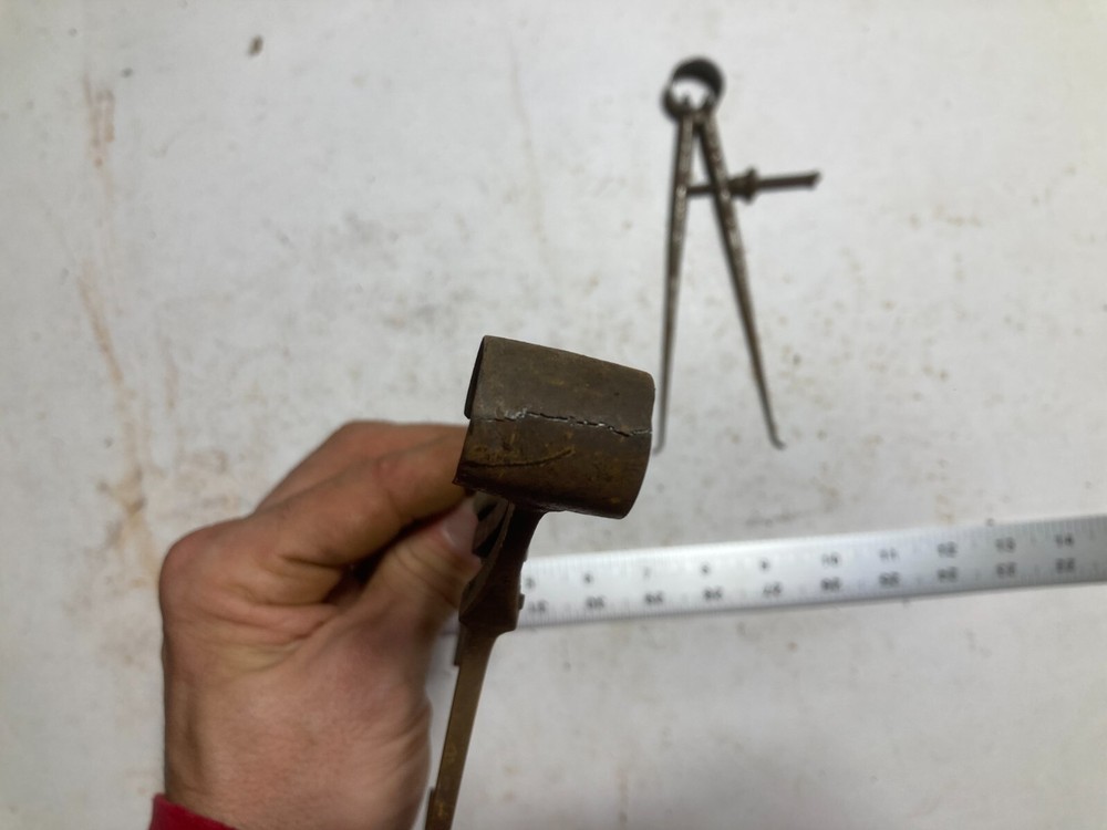 2 Vintage Precision Compass Divider For Carpenter Quality Drafting 6"