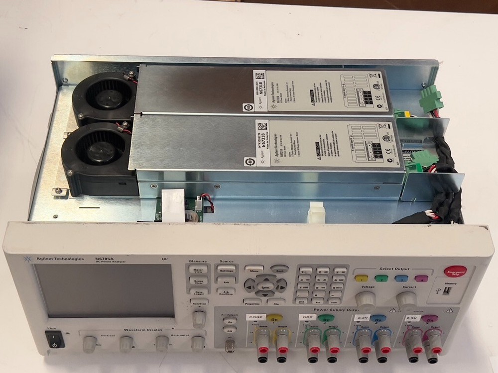 Agilent N6705A DC Power Analyzer with 3 Each N6731B DC Power Modules Installed