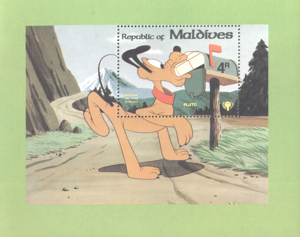 (703316) Disney, Pluto, Mailbox, Maldives