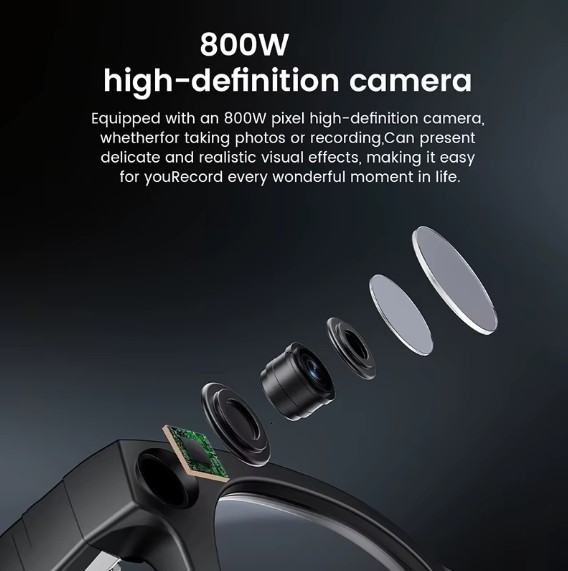 AI Smart Glasses 2026 HD Camera Video Recording Translation Bluetooth Photochrom
