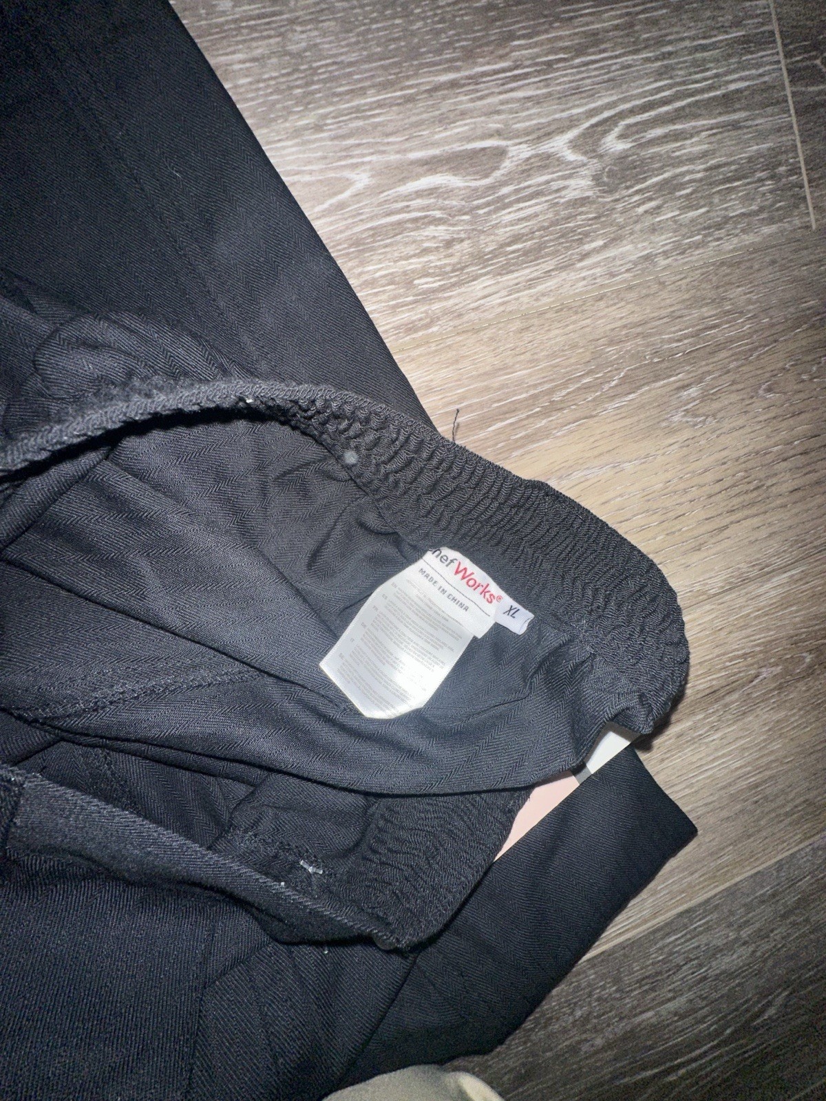 Chef Works Black Pants XL NWT