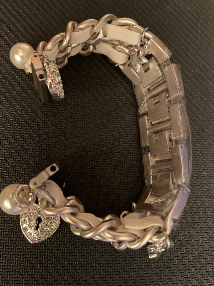 Charm Band Silver&White Bling for Watch(Strap)