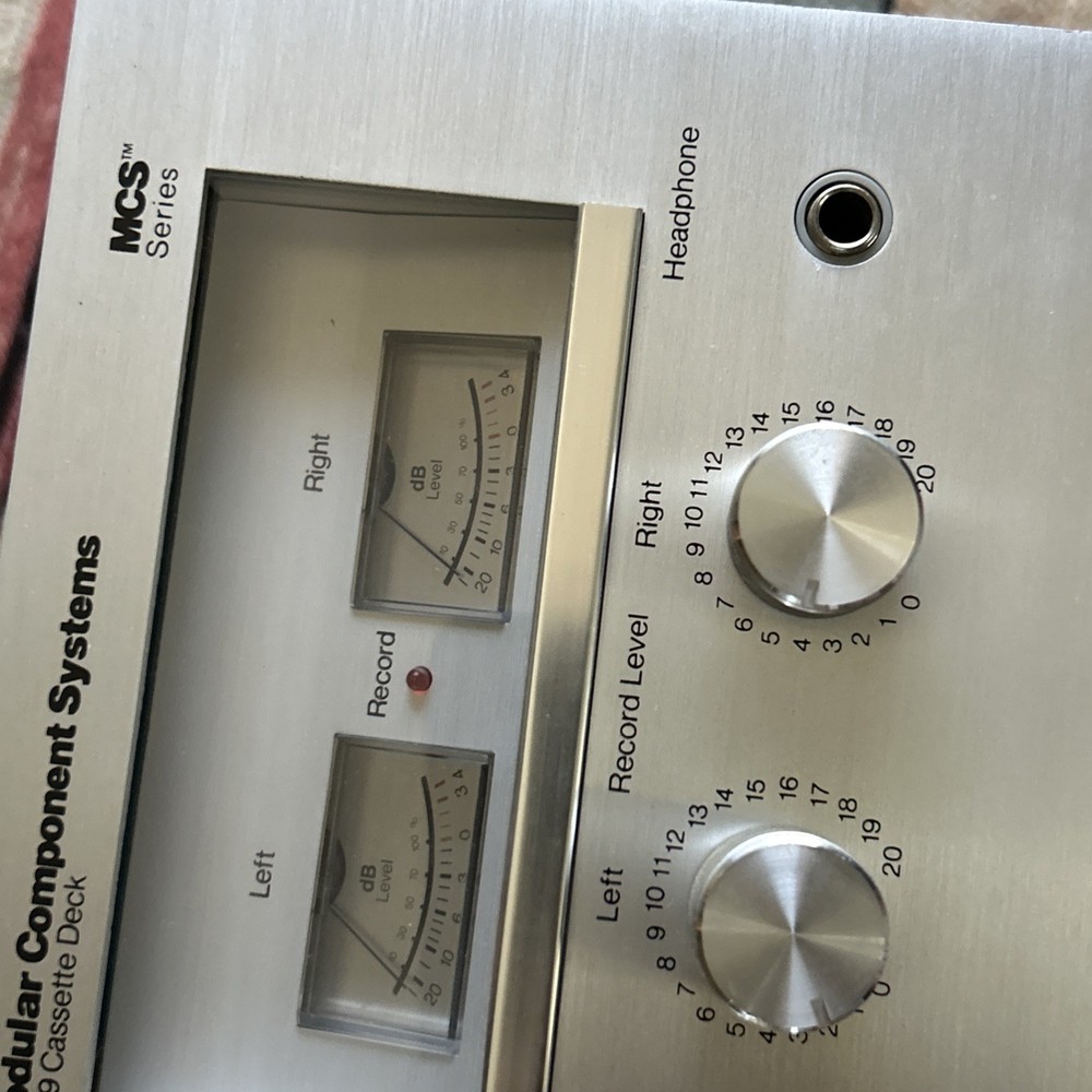 Modular Component System Stereo Cassette Tape Deck MCS 3539 Vintage TESTED