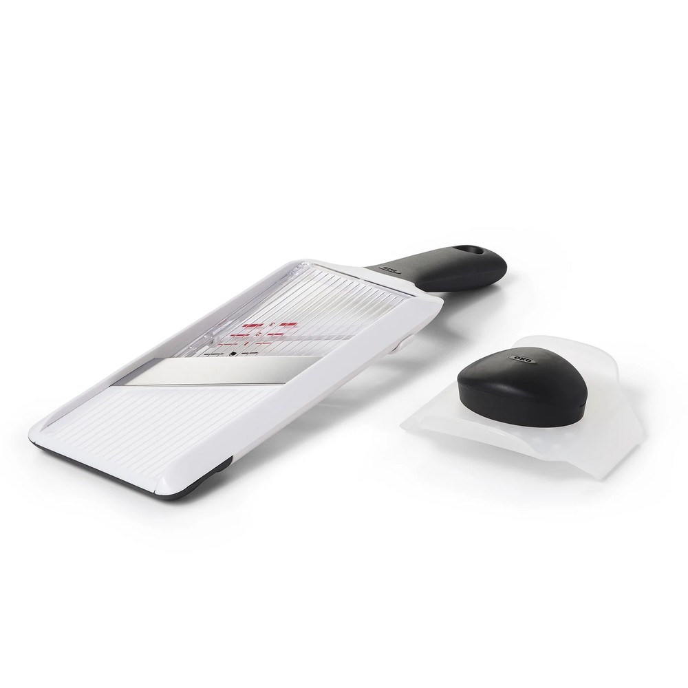 OXO SoftWorks Handheld Mandoline Slicer with Adjustable Thickness Settings