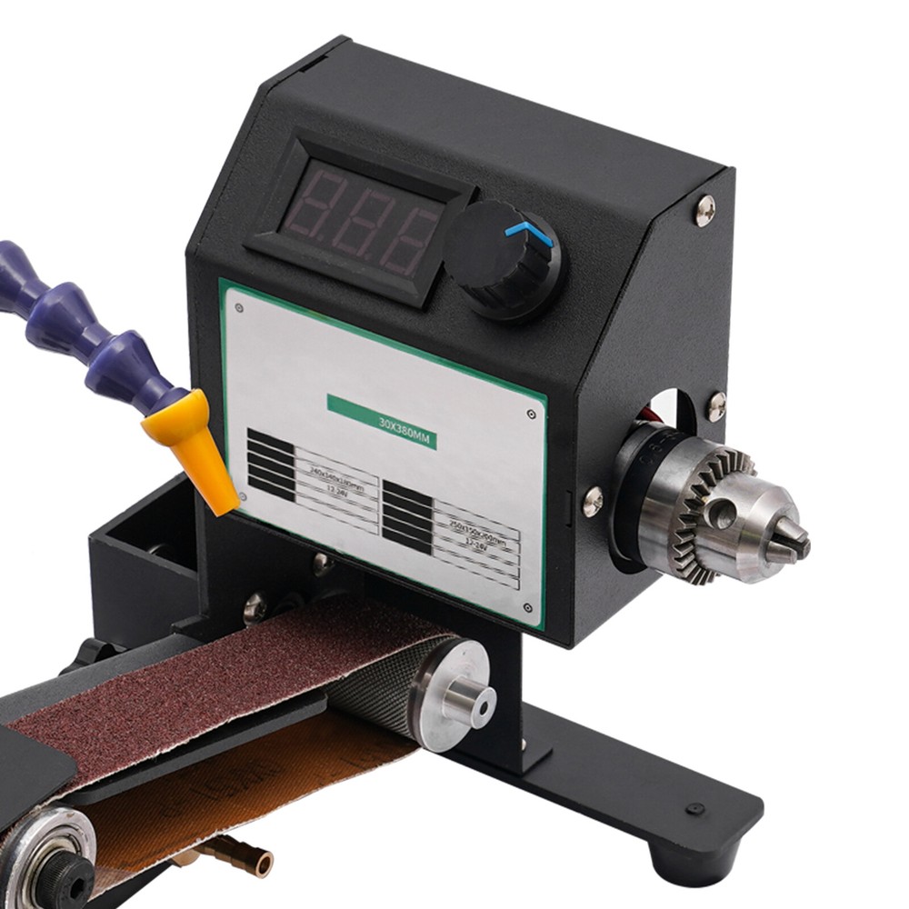 Desktop Mini Belt Sander Grinder Blade Sharpener Tool Table DIY Polishing Sander