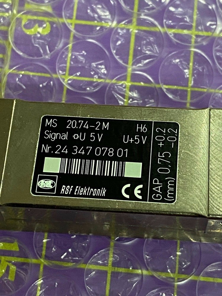 RSF Elektronik MS 20.74-2M LINEAR ENCODER HEAD & MS 2x,x4 MA ML 470mm scale