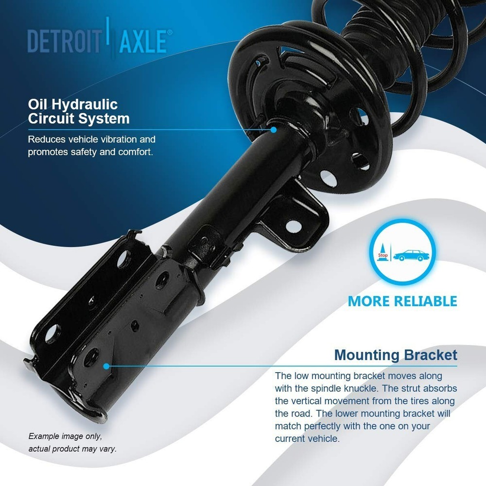 Front Struts & Coil Spring Rear Shock Absorbers Kit for 2013-2019 Ford Explorer