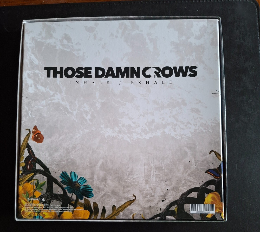THOSE DAMN CROWS INHALE/EXHALE EMPTY BOX SET..BOX ONLY